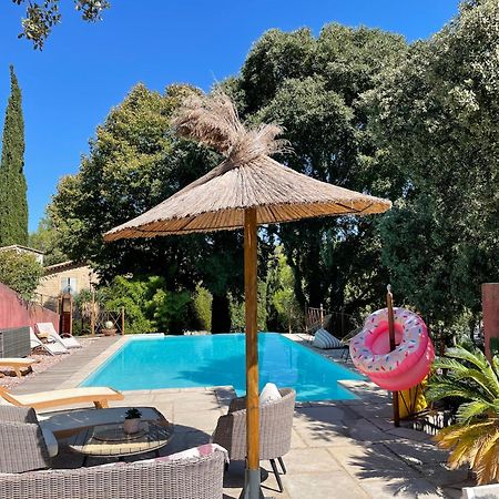 Jolie Annexe Du Mas Dans Le Coeur De La Garrigue Nimoise Villa Nîmes Exteriör bild