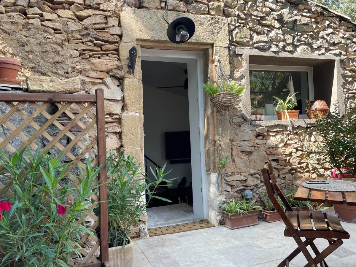 Jolie Annexe Du Mas Dans Le Coeur De La Garrigue Nimoise Villa Nîmes Exteriör bild